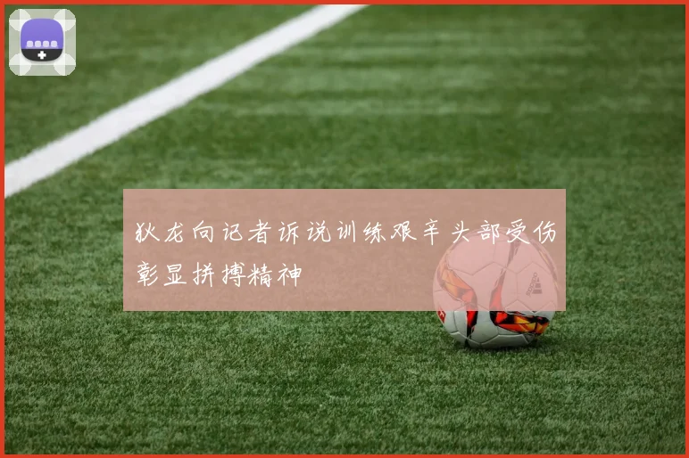 狄龙向记者诉说训练艰辛头部受伤彰显拼搏精神