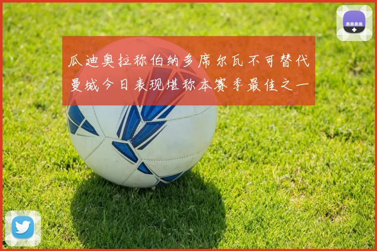 瓜迪奥拉称伯纳多席尔瓦不可替代曼城今日表现堪称本赛季最佳之一